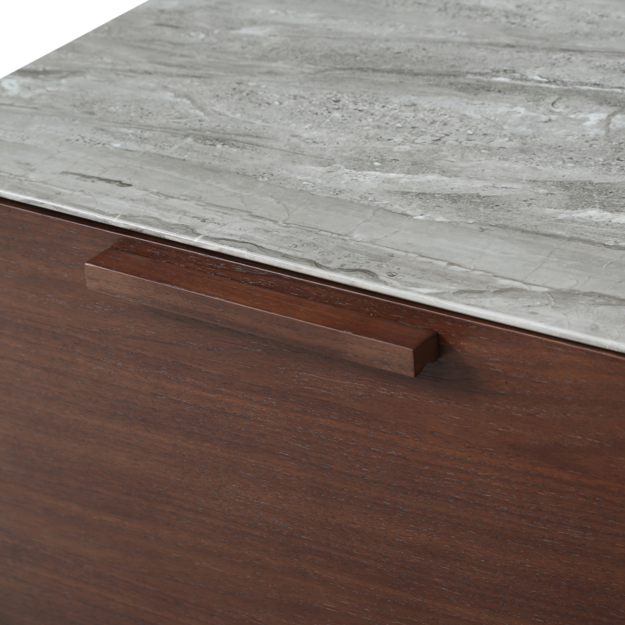 Shop the Willow Walnut Sideboard, an exquisite marbled glass beige top. A stunning and contemporary addition to any living room. FREE UK Mainland Delivery. Shop online today at www.nobleandnook.co.uk