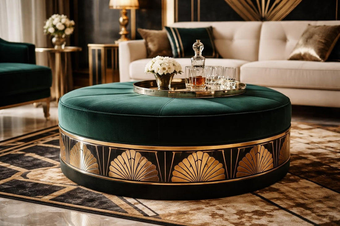 Art Deco Ottoman: Timeless Style for Modern Interiors