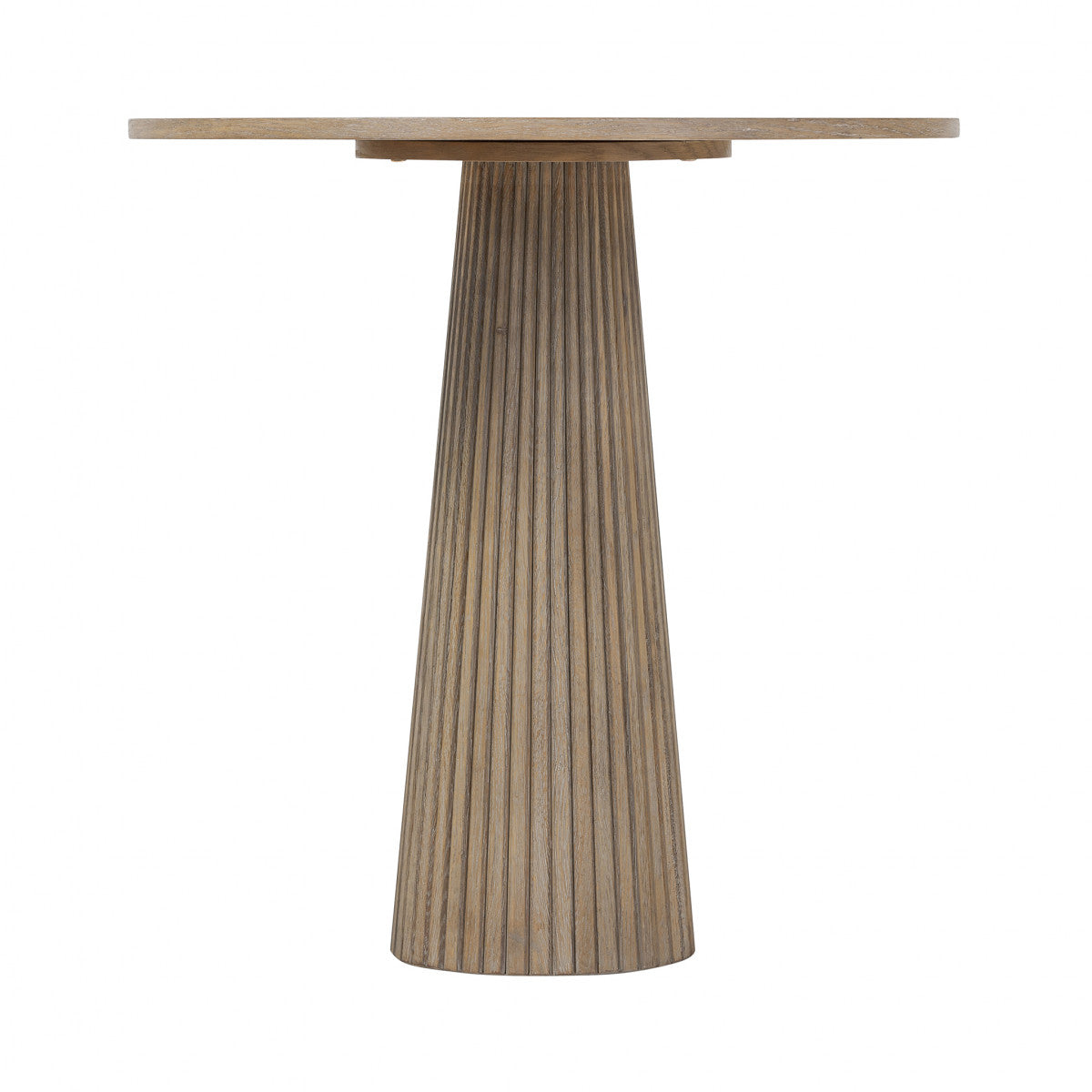Leckford Ribbed Occasional Table Aged Oak