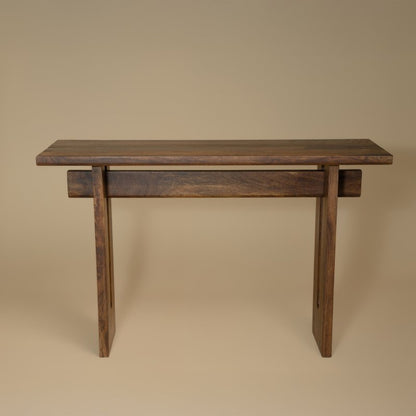 The Sidney Console Table in Acacia Wood