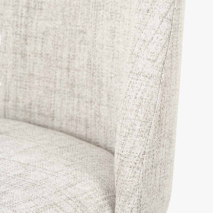 Refine your space with the Turi Pebble Linen Mix and Black Metal Bar Stool with gently curved backrest and soft pebble-toned linen mix upholstery. Shop online today at www.nobleandnook.co.uk