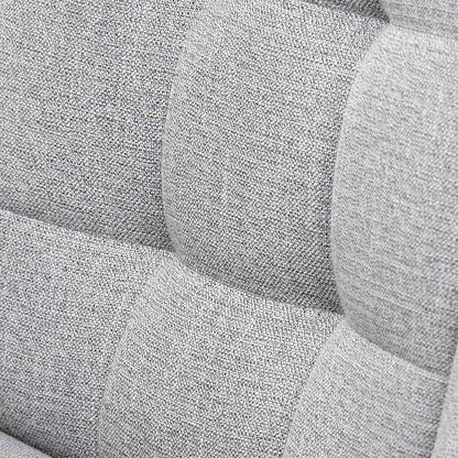 The Alba Dining Chair, upholstered in a soft grey linen mix with a stitched back and slender black metal legs ensures it complements any décor. Shop online today at www.nobleandnook.co.uk