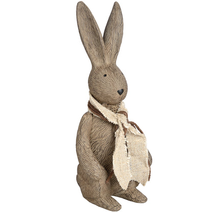 Winter Bunny Rabbit Small Ornament – Decorative Animal Figurine