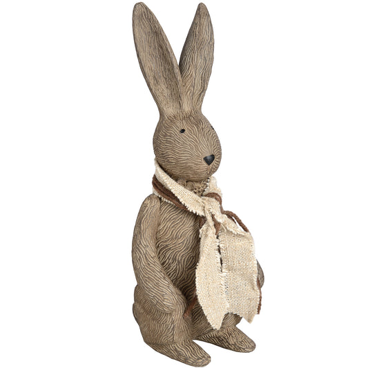 Winter Bunny Rabbit Small Ornament – Decorative Animal Figurine