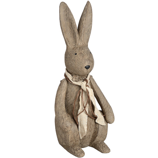 Winter Bunny Rabbit Large Ornament – Decorative Animal Figurine