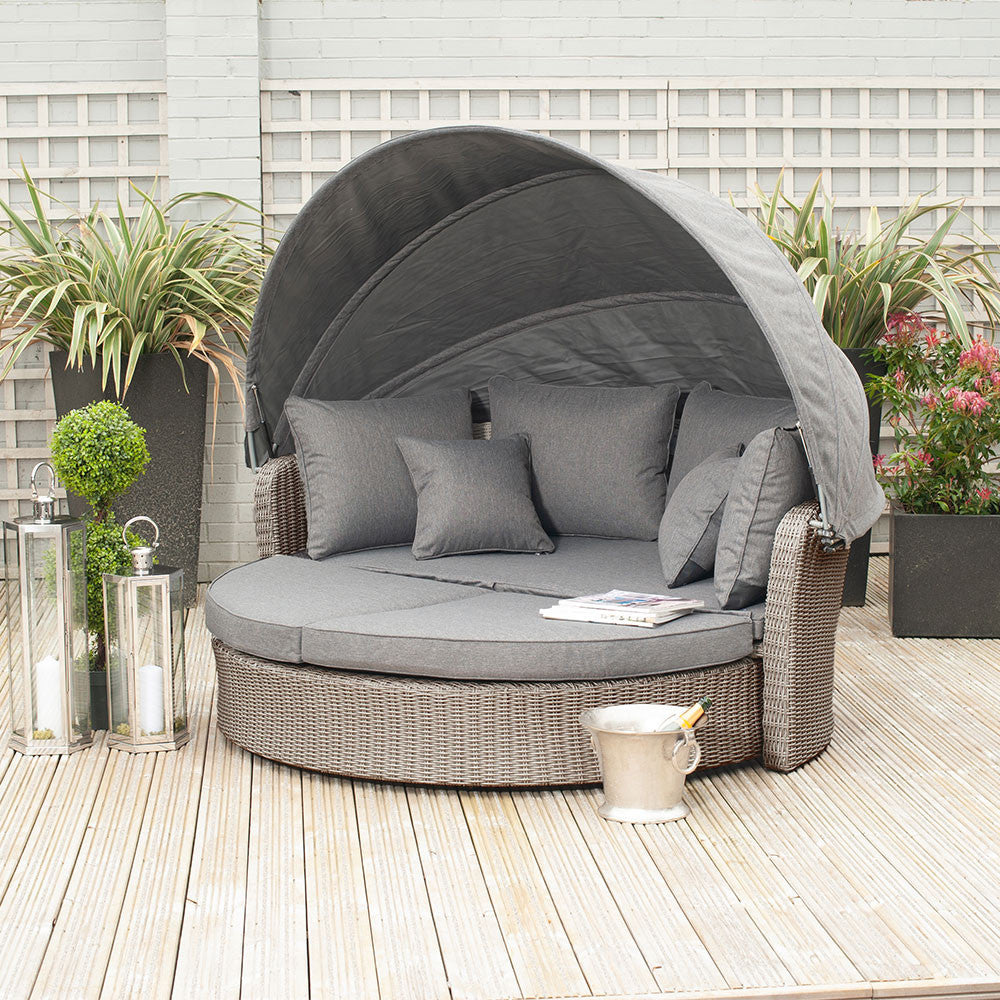 Slate Grey Bermuda Outdoor Day Bed