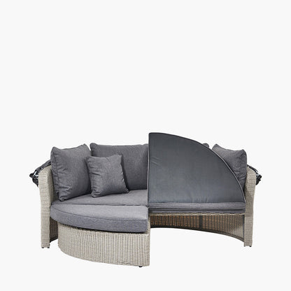 Experience ultimate outdoor luxury with the Bermuda Slate Grey Outdoor Day Bed. Perfect for relaxation and lounging, it elevates your outdoor living space. Shop online at www.nobleandnook.co.uk