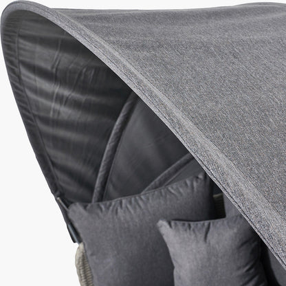 Experience ultimate outdoor luxury with the Bermuda Slate Grey Outdoor Day Bed. Perfect for relaxation and lounging, it elevates your outdoor living space. Shop online at www.nobleandnook.co.uk
