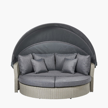 Experience ultimate outdoor luxury with the Bermuda Slate Grey Outdoor Day Bed. Perfect for relaxation and lounging, it elevates your outdoor living space. Shop online at www.nobleandnook.co.uk