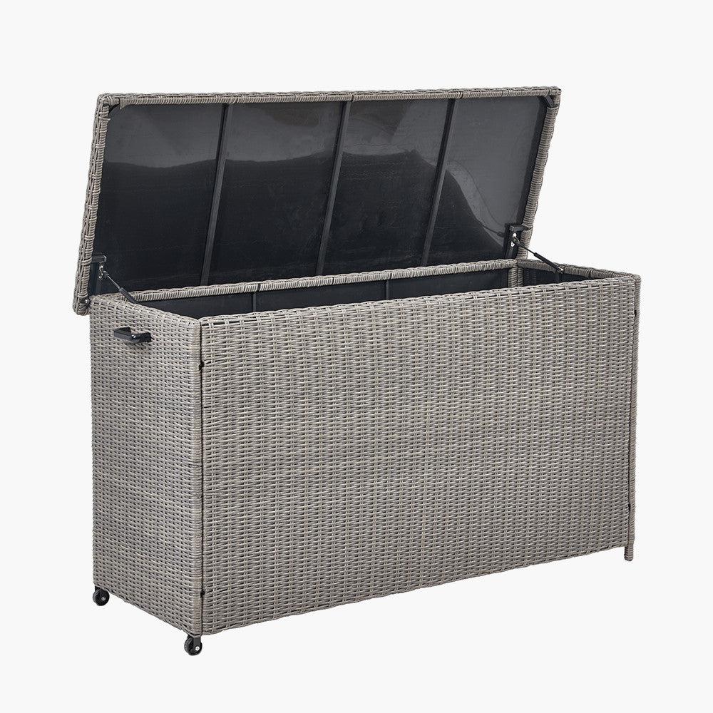 Slate Grey Large Garden Cushion Box