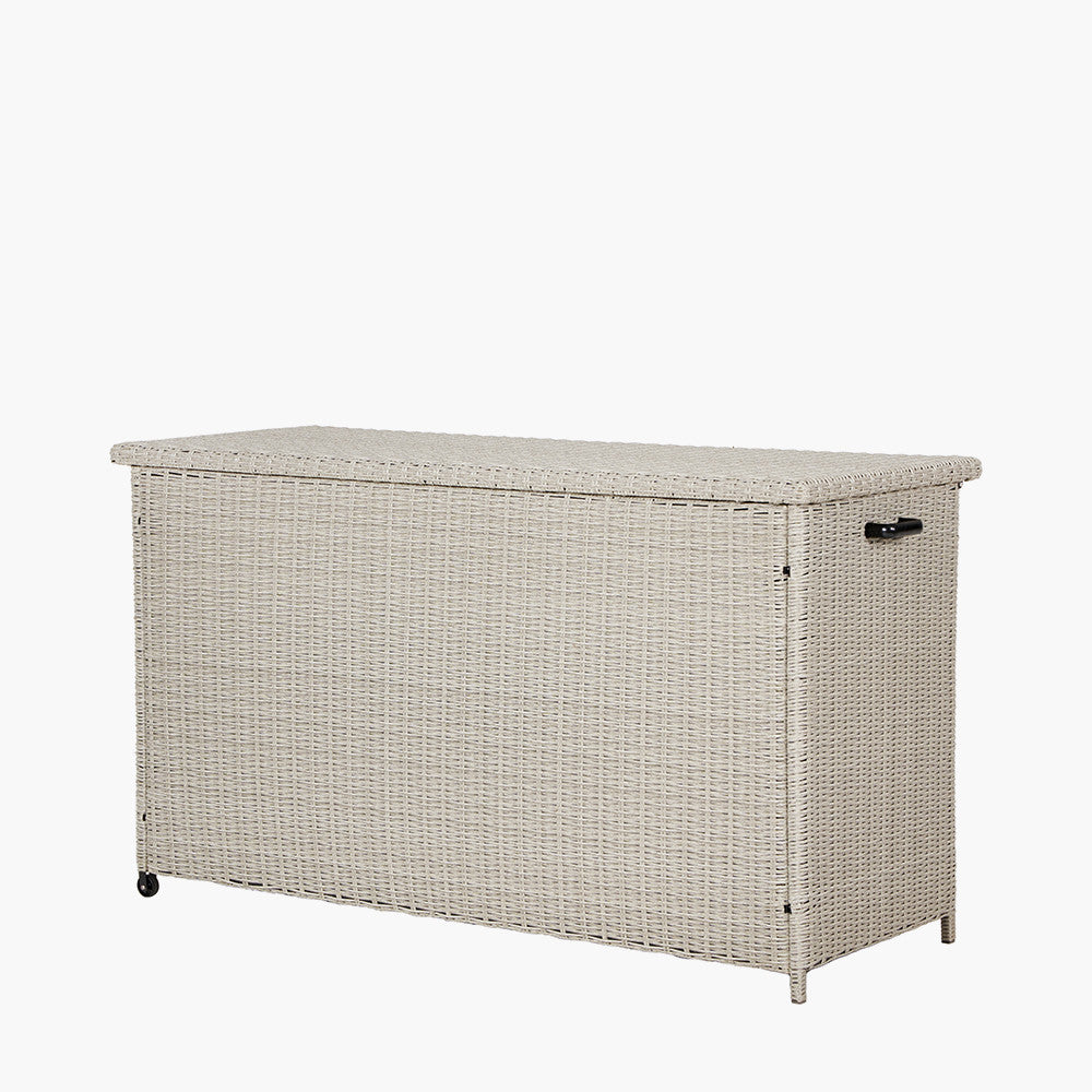 Stone Grey Large Garden Cushion Box