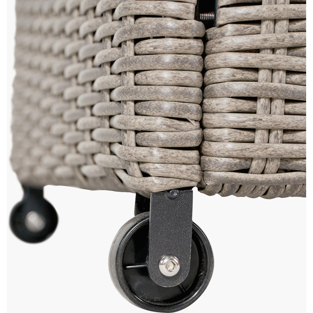 Stone Grey Large Garden Cushion Box