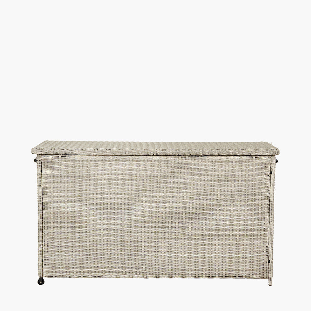 Stone Grey Large Garden Cushion Box