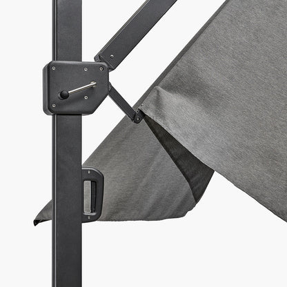 Icon Premium T1 4mx3m Rectangular Manhattan Grey Parasol