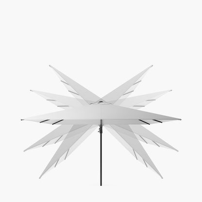 Challenger Teak T2 3m Square Premium Champagne Free Arm Parasol