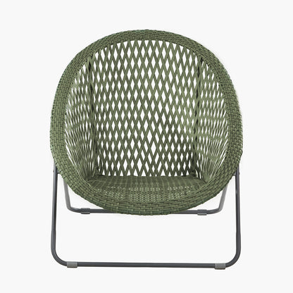 Tobs Outdoor Green Foldable Loungers Set