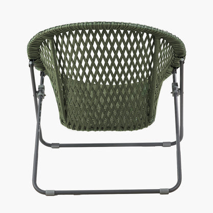 Tobs Outdoor Green Foldable Loungers Set