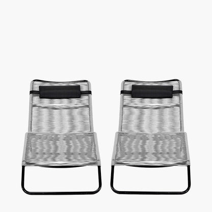 Rio Grey Outdoor Sun Loungers