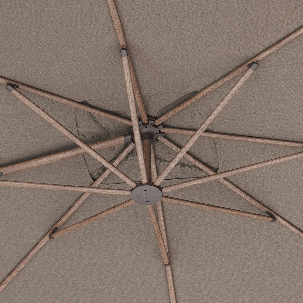 Nexus T2 Premium Mocha & Havana Taupe Free Arm Parasol