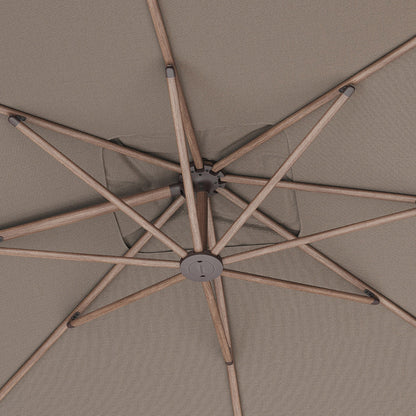 Nexus T2 Premium Mocha & Havana Taupe Free Arm Parasol