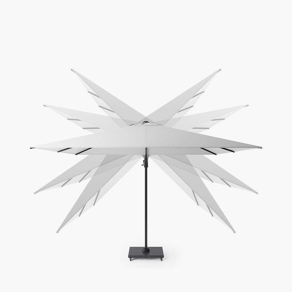 Nexus T2 Premium Mocha & Havana Taupe Free Arm Parasol