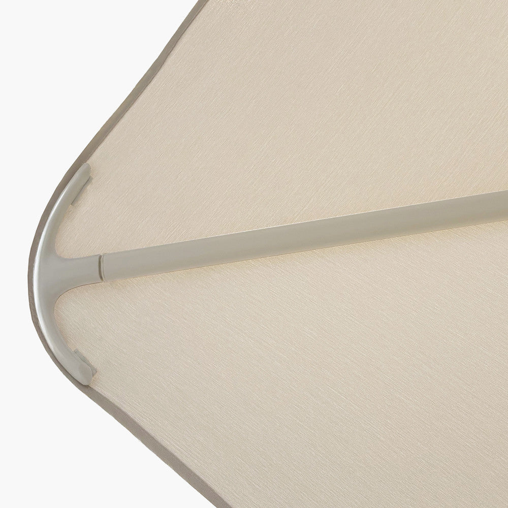 Nexus T2 Premium Sandstone & Champagne Free Arm Parasol