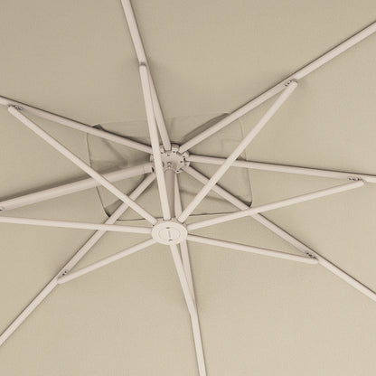 Nexus T2 Premium Sandstone & Champagne Free Arm Parasol