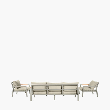 Transform your outdoor space with the Stockholm Limestone Outdoor Seating Set, perfect for garden relaxation and entertaining, offering comfort and modern style. Shop now at www.nobleandnook.co.uk