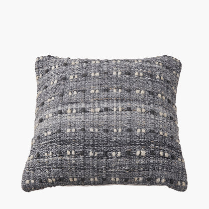 Grey Double Stitch Design Scatter Cushion – Eco-Friendly Indoor & Outdoor Cushion