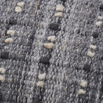 Grey Double Stitch Design Scatter Cushion – Eco-Friendly Indoor & Outdoor Cushion