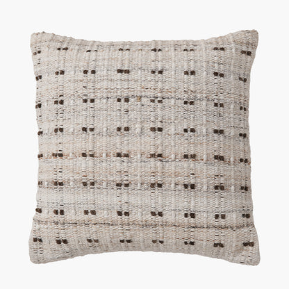 Natural Double Stitch Design Scatter Cushion – Eco-Friendly Indoor & Outdoor Cushion