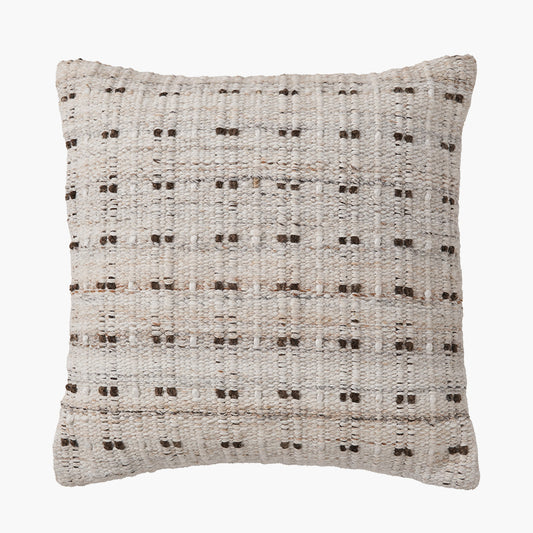 Natural Double Stitch Design Scatter Cushion – Eco-Friendly Indoor & Outdoor Cushion