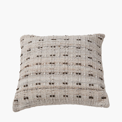 Natural Double Stitch Design Scatter Cushion – Eco-Friendly Indoor & Outdoor Cushion