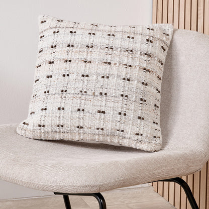 Natural Double Stitch Design Scatter Cushion – Eco-Friendly Indoor & Outdoor Cushion