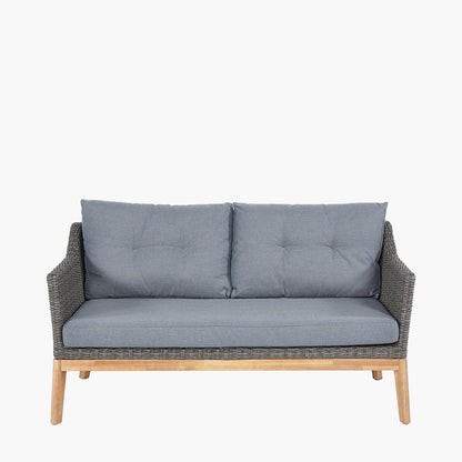 Shop the Larissa Outdoor Seating Set. Comprising of a 2 seater sofa, 2 armchairs and a coffee table, ideal for relaxed socialising, al fresco style. Shop online today www.nobleandnook.co.uk