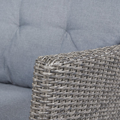 Shop the Larissa Outdoor Seating Set. Comprising of a 2 seater sofa, 2 armchairs and a coffee table, ideal for relaxed socialising, al fresco style. Shop online today www.nobleandnook.co.uk