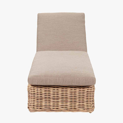 Garda Natural Antique Outdoor Sun Lounger