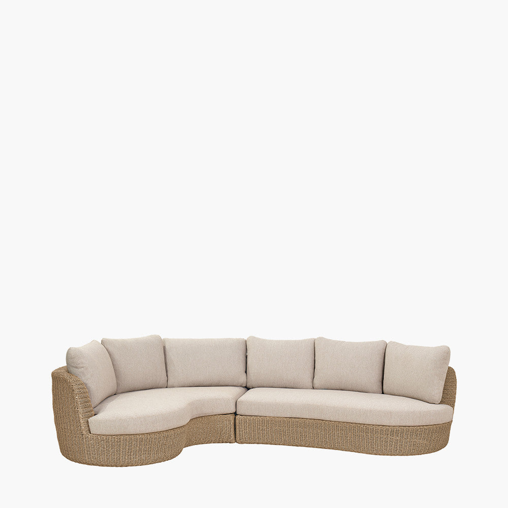 Kampala Natural Outdoor Corner Set