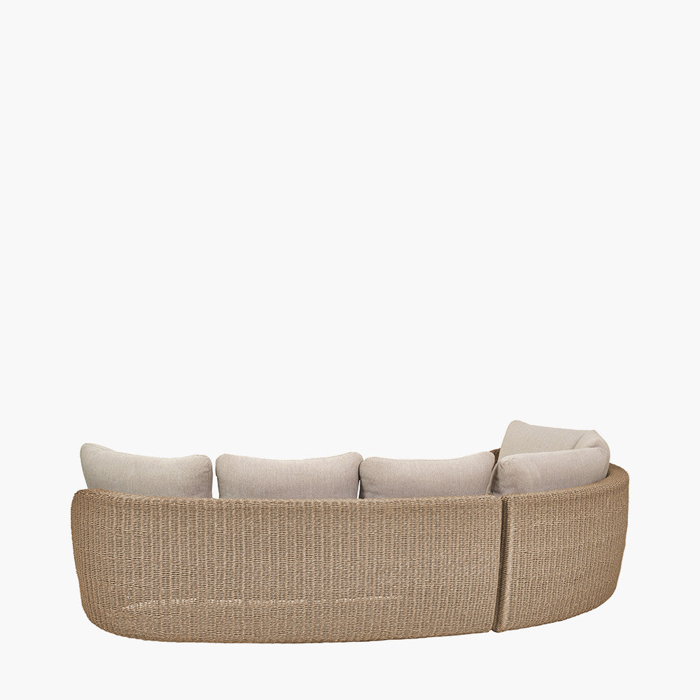 Kampala Natural Outdoor Corner Set