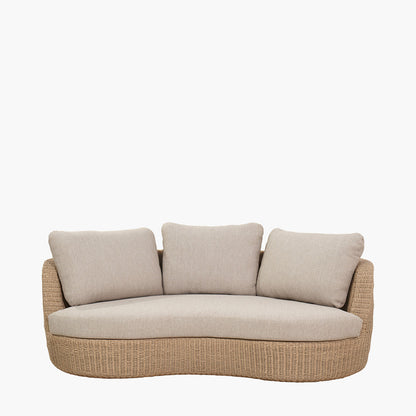 Kampala Outdoor Lounge Set with Footstool