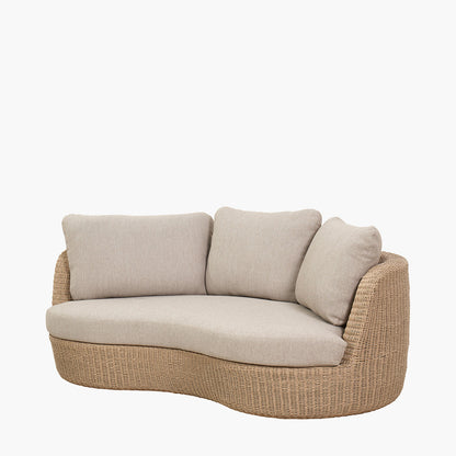 Kampala Outdoor Lounge Set with Footstool