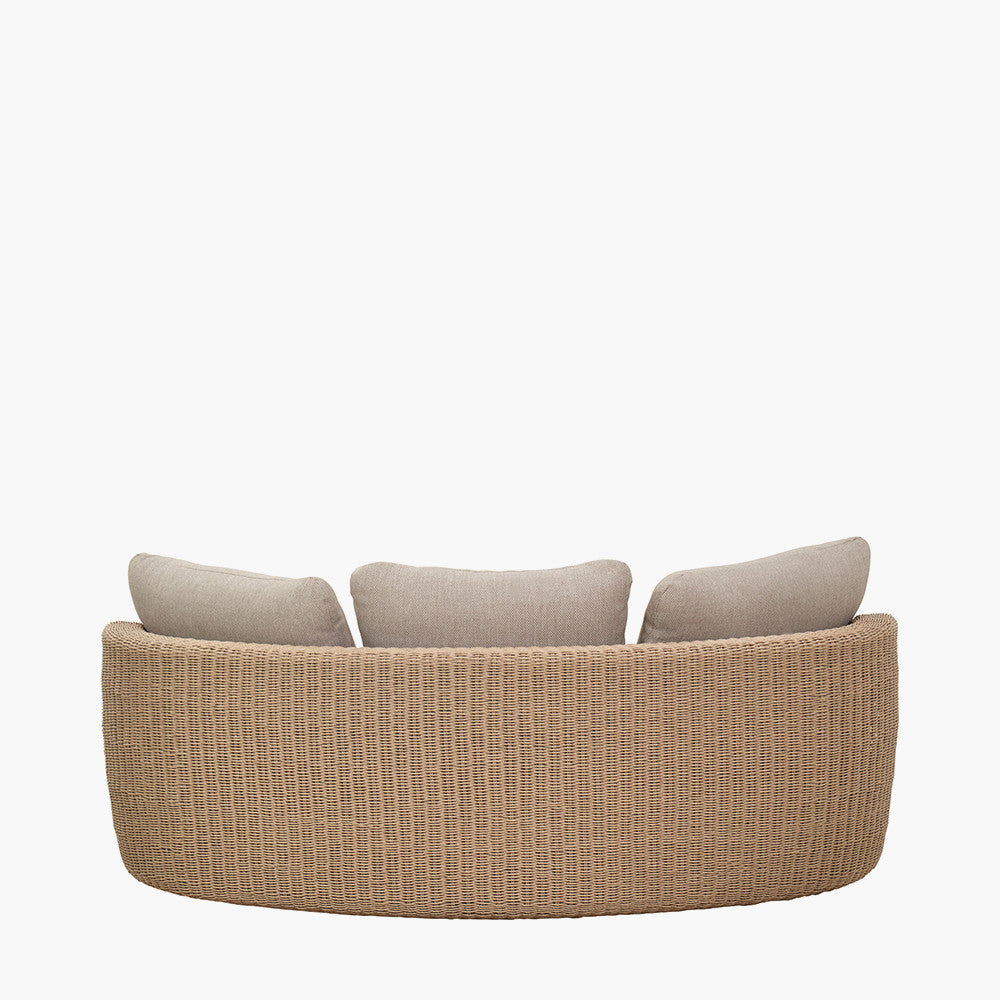 Kampala Outdoor Lounge Set with Footstool