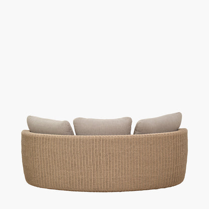 Kampala Outdoor Lounge Set with Footstool