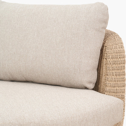 Kampala Outdoor Lounge Set with Footstool