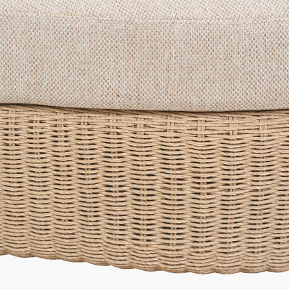Kampala Outdoor Lounge Set with Footstool
