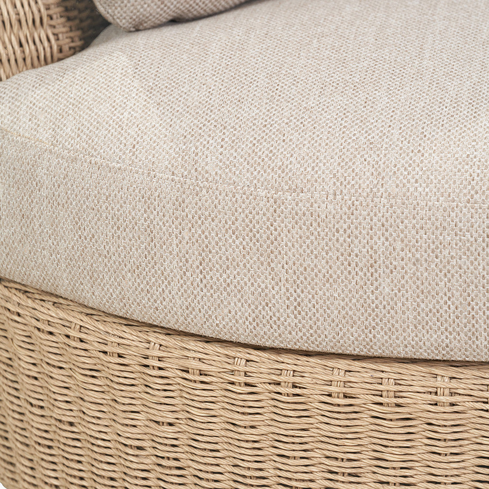 Kampala Outdoor Lounge Set with Footstool