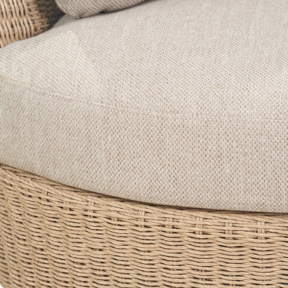 Kampala Outdoor Lounge Set with Footstool