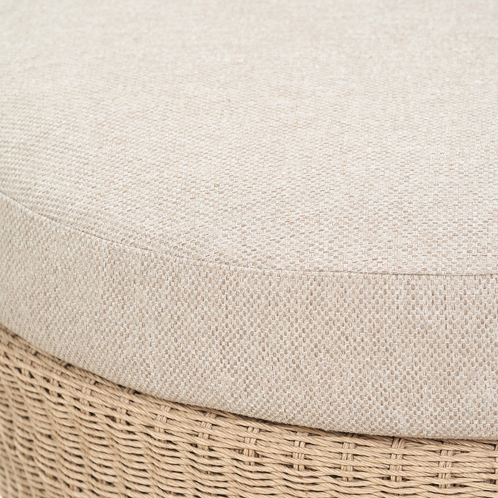 Kampala Outdoor Lounge Set with Footstool