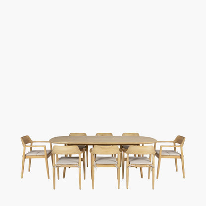 Experience timeless design and superior craftsmanship with the Salita 8 Seater Teak Outdoor Dining Set. Perfect for alfresco dining. Shop online today at www.nobleandnook.co.uk