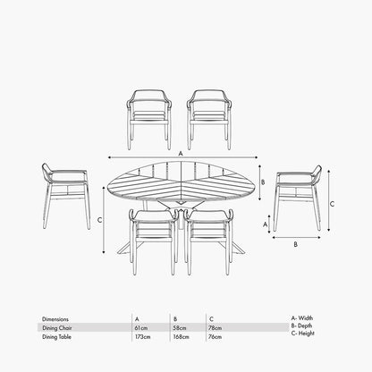 Elevate your outdoor dining experience with the Reuleaux 6 Seater Outdoor Dining Set, expertly crafted from premium teak wood for durability and timeless style. Shop online today at www.nobleandnook.co.uk